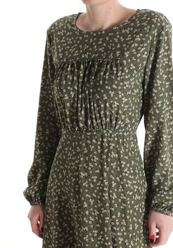Floral long sleeve Cotton Dress - ph 4