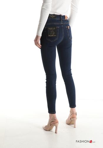 skinny Jeans aus Baumwolle mit Taschen - ph 2
