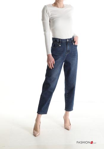 Jeans aus Baumwolle mit Taschen - ph 5