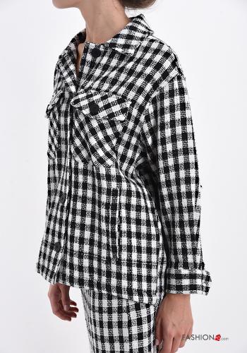 Vichy Muster Hemd mit Taschen - ph 3