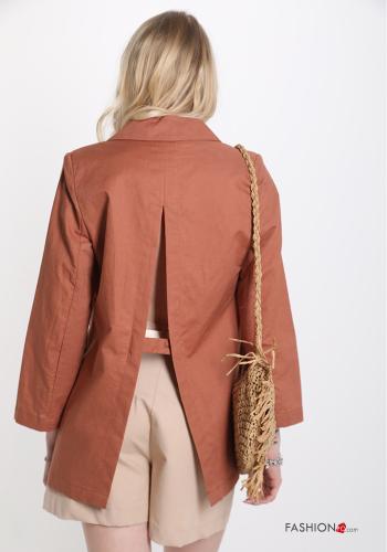 Blazer aus Leinen mit Knöpfen - ph 2