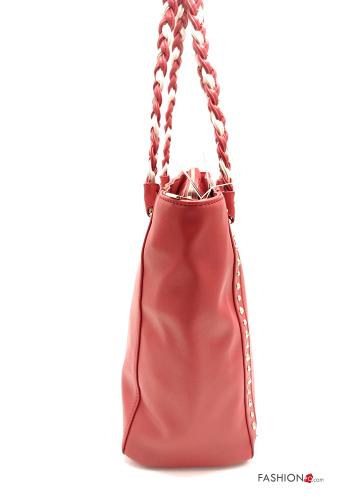 faux leather Bag with studs - ph 3