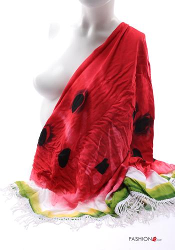 Toalla Diseño impreso con flecos con bolso - ph 4