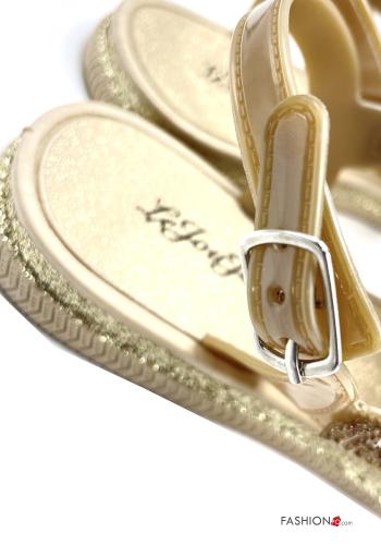 Sandals with rhinestones Ankle strap - ph 4