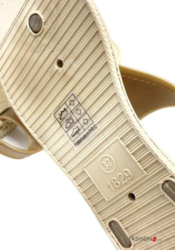 Sandals with rhinestones Ankle strap - ph 6