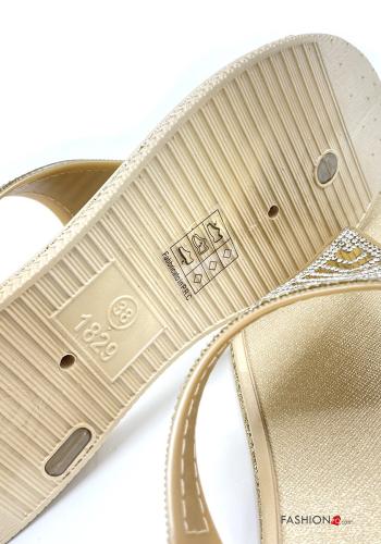 Sandals with rhinestones Ankle strap - ph 4