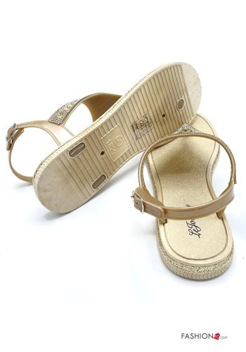 Sandals with rhinestones Ankle strap - ph 5