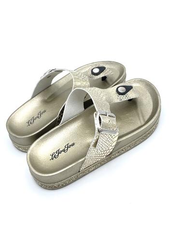 Animal print adjustable Flip flops - ph 2