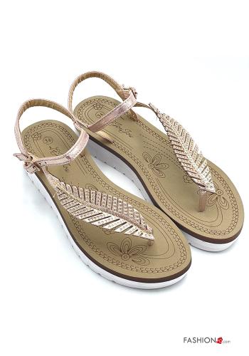 Sandals with rhinestones Ankle strap - ph 2