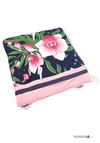 Floral beach Towel with bag - ph 3