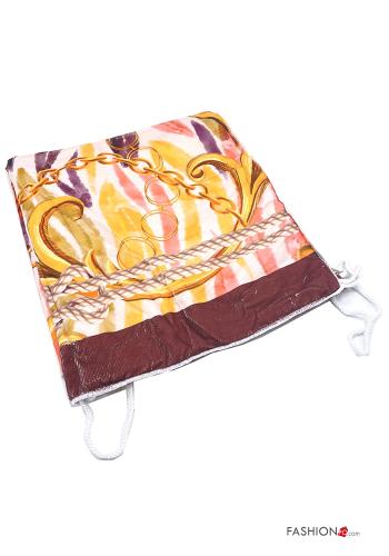 Patterned beach Towel with bag - ph 3