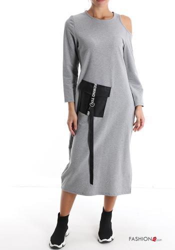 Abito in Cotone con tasche - ph 1