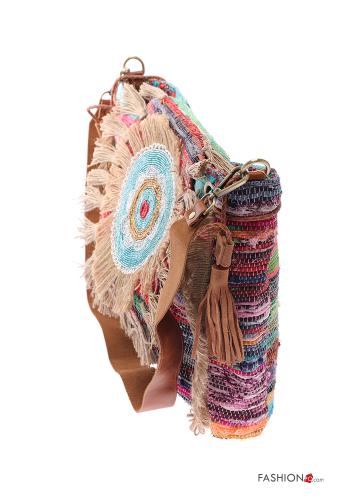 Bolso Estampado colorido con flecos - ph 2