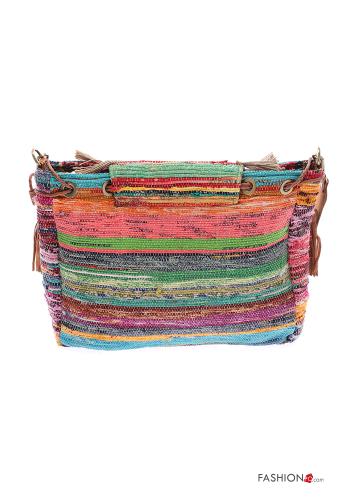 Bolso Estampado colorido con flecos - ph 3