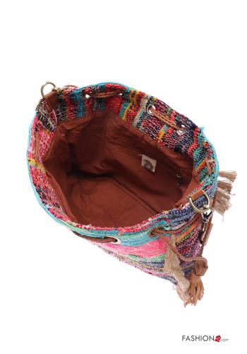 Bolso Estampado colorido con flecos - ph 5