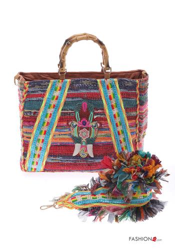 Borsa a mano Fantasia colorata con tracolla