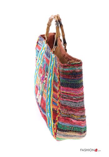 Borsa a mano Fantasia colorata con tracolla - ph 2