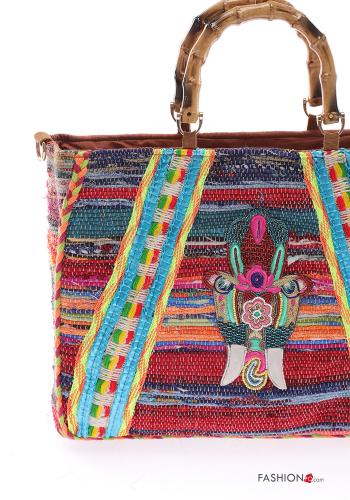 Borsa a mano Fantasia colorata con tracolla - ph 4