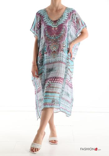 Abstrakte Muster Strandkleid - ph 1