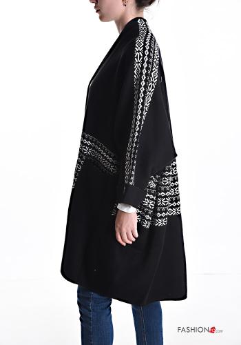 Cardigan Fantasia geometrica con bottoni - ph 3
