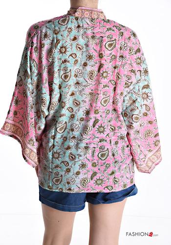 Kimono in Seta maniche a tre quarti - ph 2