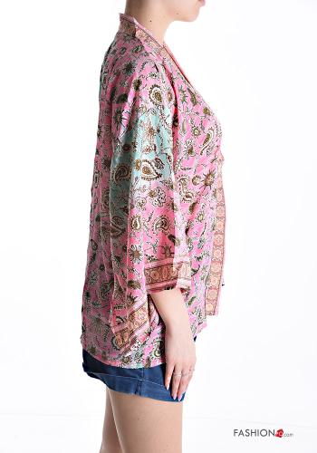 Kimono in Seta maniche a tre quarti - ph 3