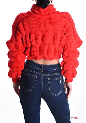 Maglione corto a collo alto - ph 2