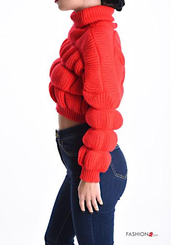 Maglione corto a collo alto - ph 3