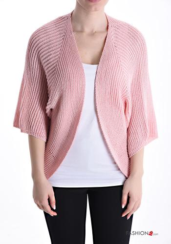 Cardigan in Cotone maniche a tre quarti - ph 1