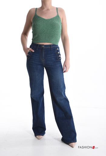 Top canalé espalda descubierta De lurex sin mangas - ph 5