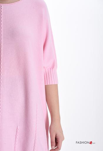 Maglione girocollo oversize maniche corte - ph 4