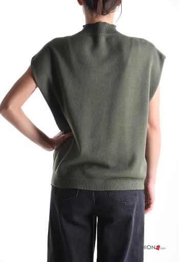 Maglione maniche corte a collo alto - ph 2