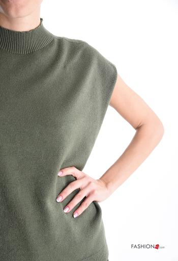 Maglione maniche corte a collo alto - ph 4