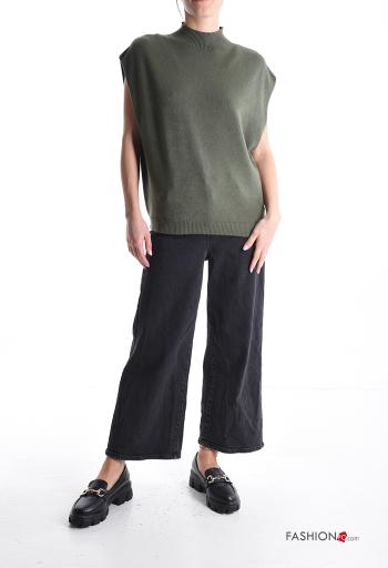 Maglione maniche corte a collo alto - ph 5