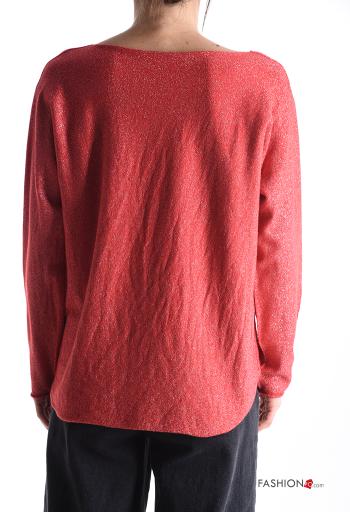 Maglione girocollo lurex maniche lunghe - ph 2