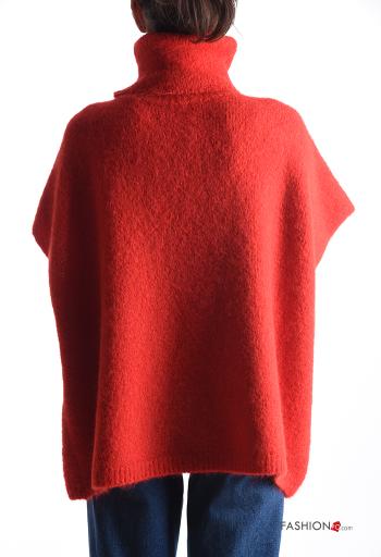 Maglione in Misto Lana maniche corte a collo alto - ph 2