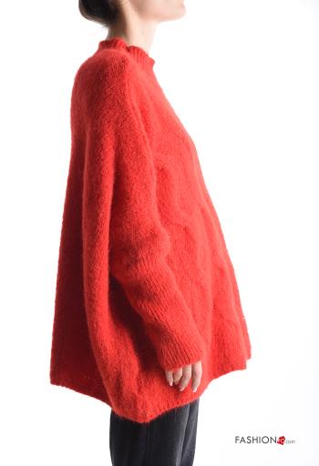 Maglione in Misto Lana oversize maniche lunghe - ph 3