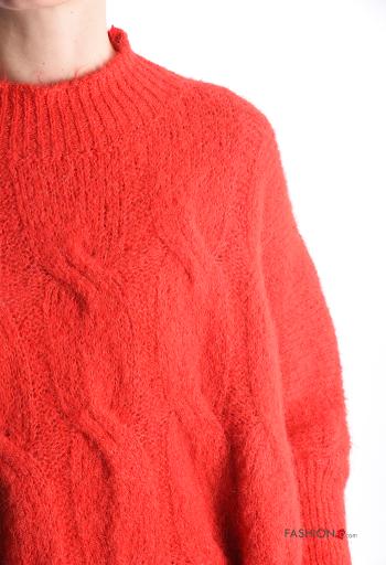 Maglione in Misto Lana oversize maniche lunghe - ph 4