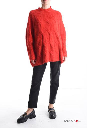 Maglione in Misto Lana oversize maniche lunghe - ph 5