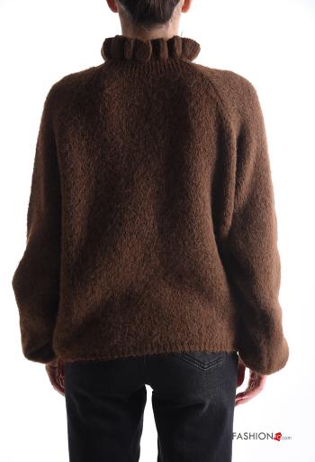 Maglione in Misto Lana maniche lunghe a collo alto - ph 2