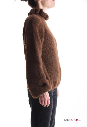 Maglione in Misto Lana maniche lunghe a collo alto - ph 3