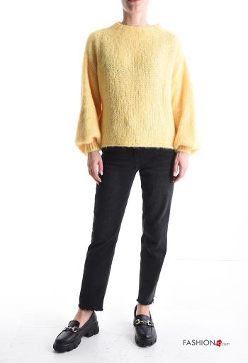 Maglione in Misto Lana maniche lunghe girocollo - ph 5