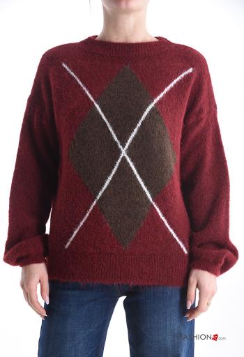 Strickpullover aus Wollmischung