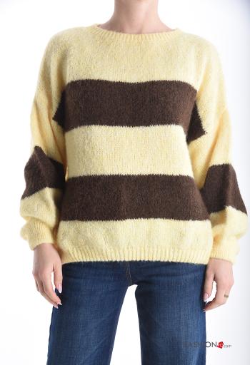 Strickpullover aus Wollmischung