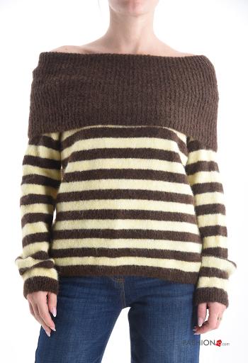 Strickpullover aus Wollmischung