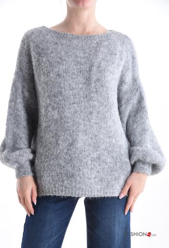 Maglione in Misto Lana maniche lunghe girocollo - ph 1