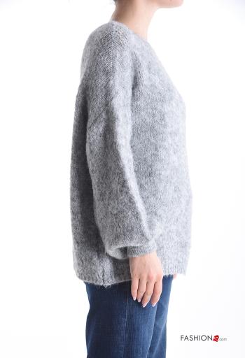 Maglione in Misto Lana maniche lunghe girocollo - ph 3