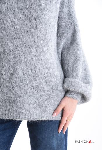 Maglione in Misto Lana maniche lunghe girocollo - ph 4