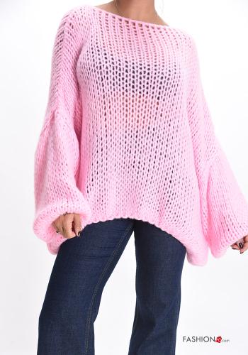 Strickpullover aus Wollmischung