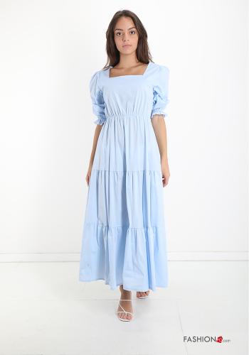Vestido em Algodão com folhos - ph 1